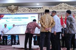 Pencanangan Pembangunan (Project Launching) Pelabuhan Palembang Baru di Tanjung Carat